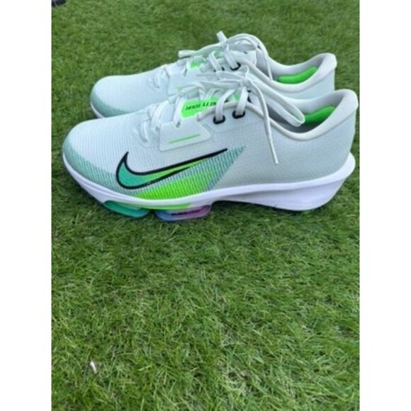 Nike Zoom Rival Fly 5 Running Shoes US 11 W White & Green Lightweight - Picture 2 of 6